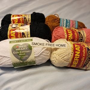 Bernat cotton/Red Heart ❤  cotton